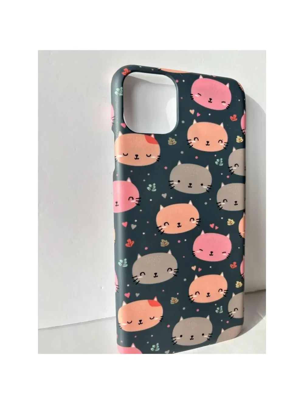 iPhone 11 Pro Max Case with Colorful Cat Design, Protective Cell Phone Cover,new